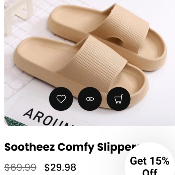 Womens Sootheeze slides and flip flops, a lot of 2! - Picture 8 of 8